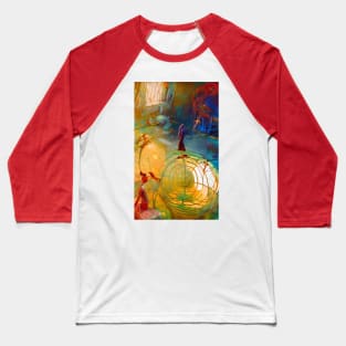 Vivid abstract with weird forms Baseball T-Shirt